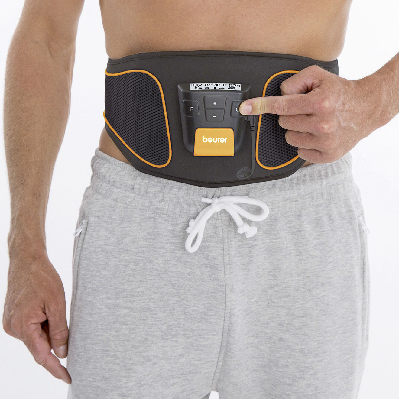 Beurer Ceinture d'électrostimulation 4 électrodes noir/jaune