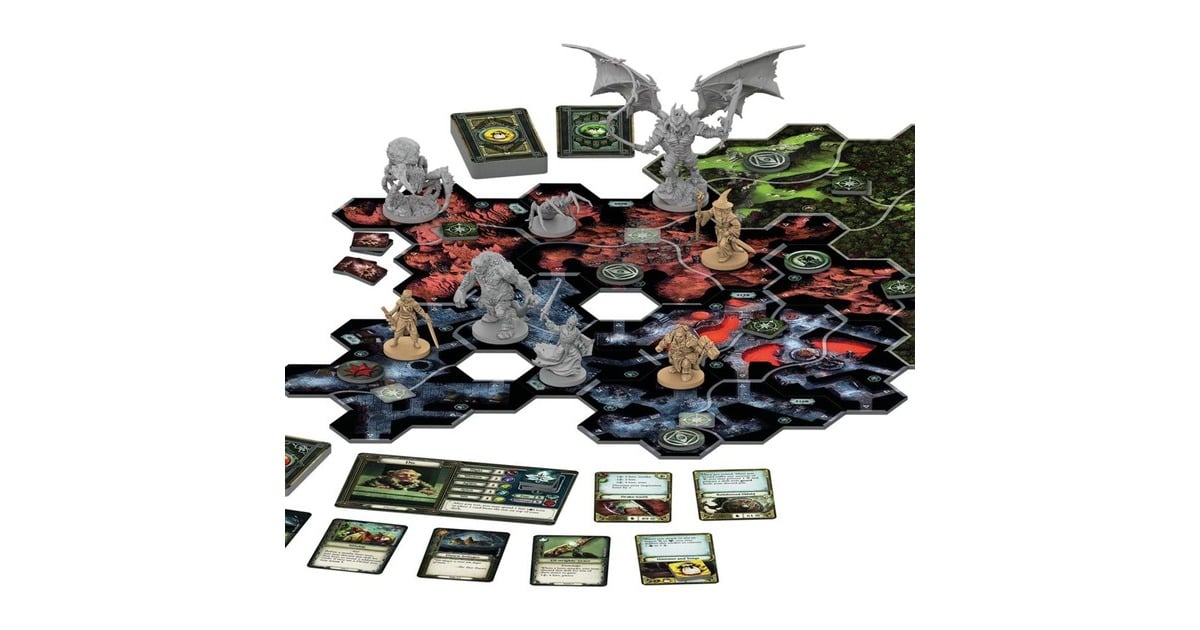 AsmodeeThe Lord of the Rings: Journeys in Middle Earth - Shadowed Paths Bordspel  (Engels, Uitbreiding, 1 - 5 spelers, 60 minuten, Vanaf 14 jaar)