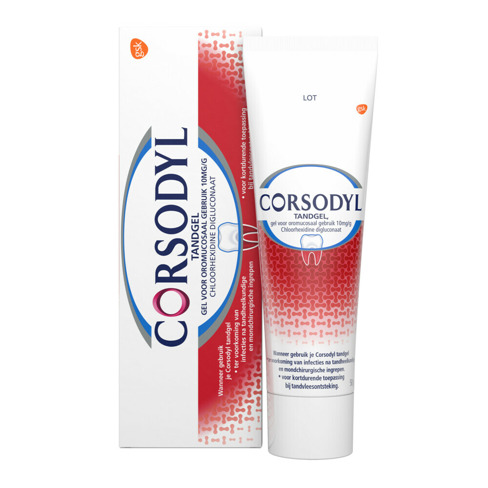 Corsodyl Tandgel 50 gr