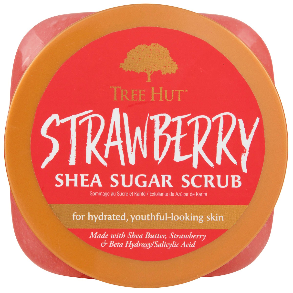 Gommage corps sucre & karité - Fraise - 510 g
