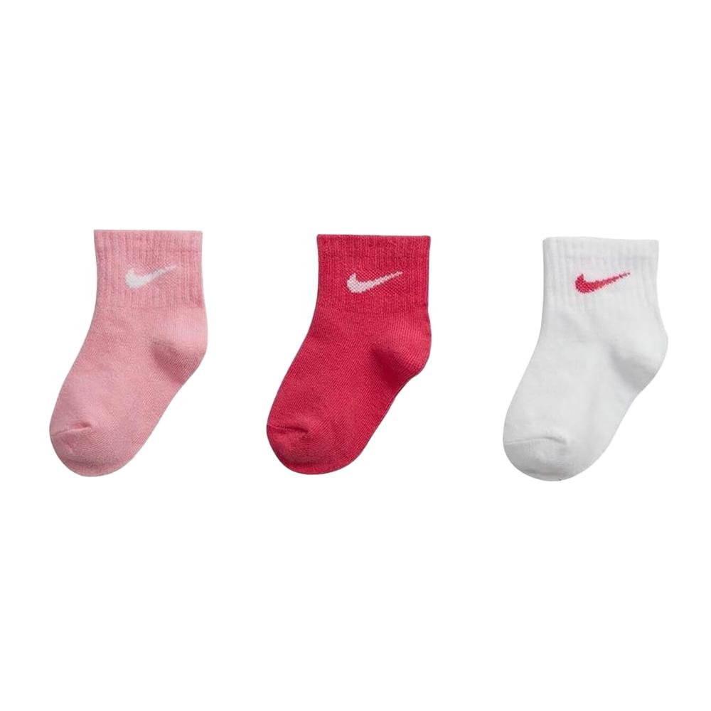 Nike Lot de 3 Paires de Chaussettes Rose Fille Nike Core