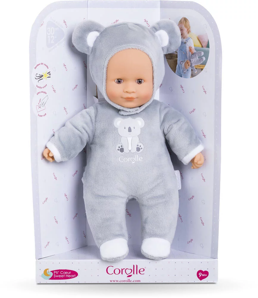 POUPON - PTI' COEUR KOALA - MON DOUDOU COROLLE 30 CM