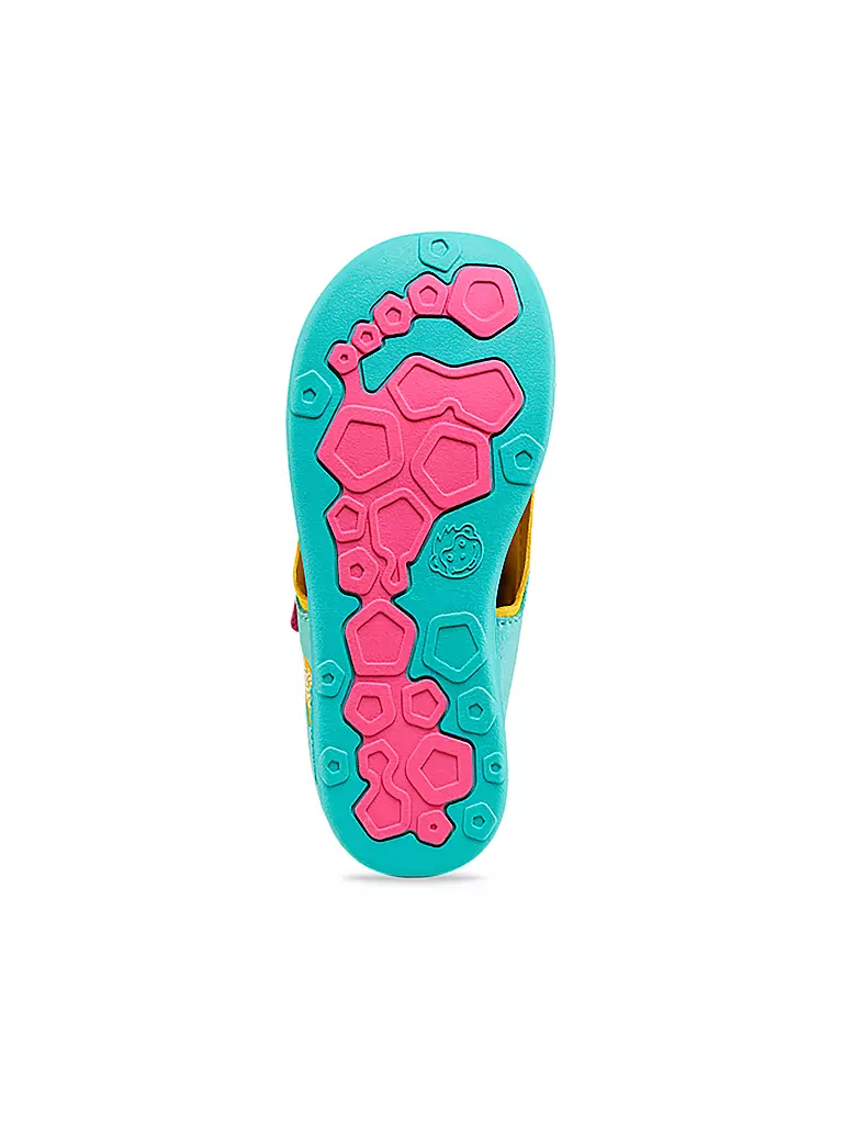 AFFENZAHN Kinder Sandalen AIRY Eule türkis