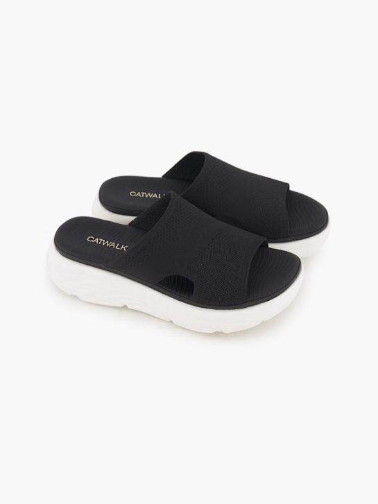 Catwalk Pantolette Schwarz