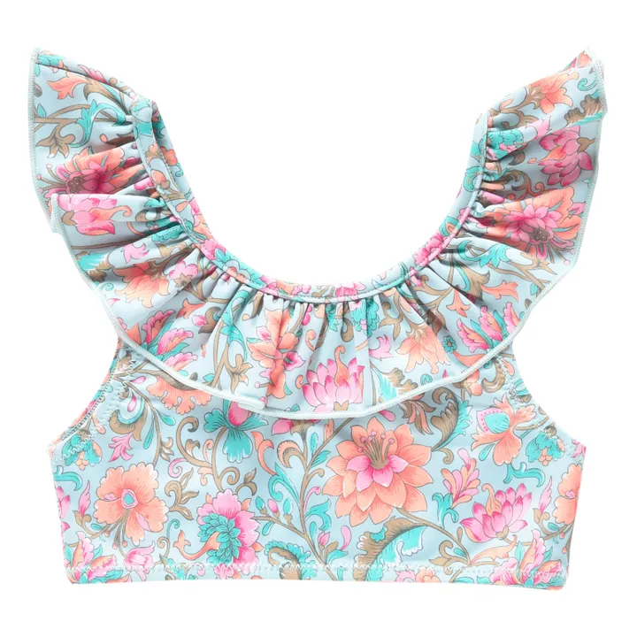 Louise Misha Maillot 2 Pièces Primavera | Bleu Vert