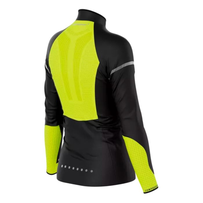 Compressport Dame Jakker Hurricane Windproof Jacket Flash Sort
