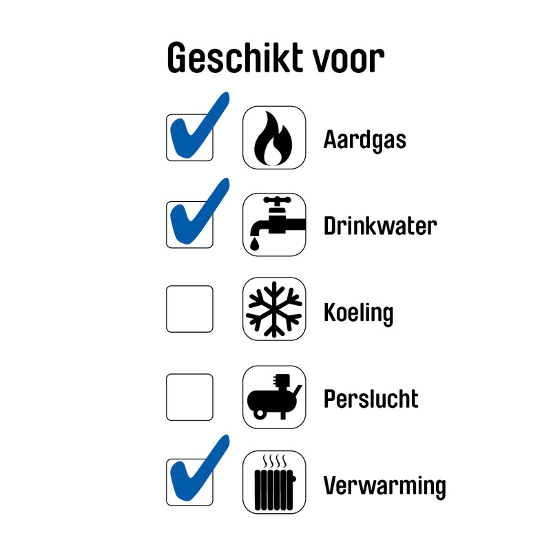 Knel puntstuk 3/8