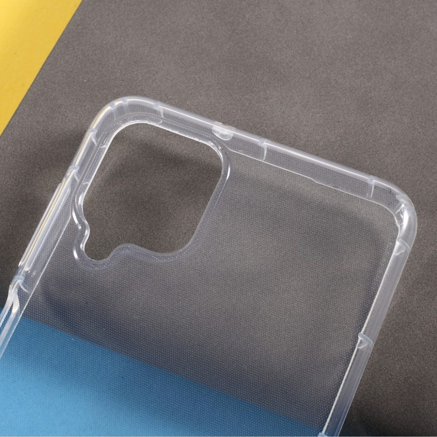 Handyhülle für Samsung Galaxy A12 Schutzcase Backcover Bumper Etuis Transparent