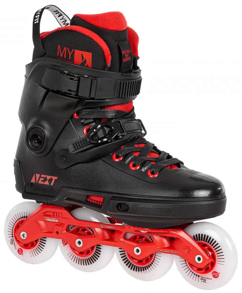 Powerslide Next Black Red 80 Freeskates | SkatePro