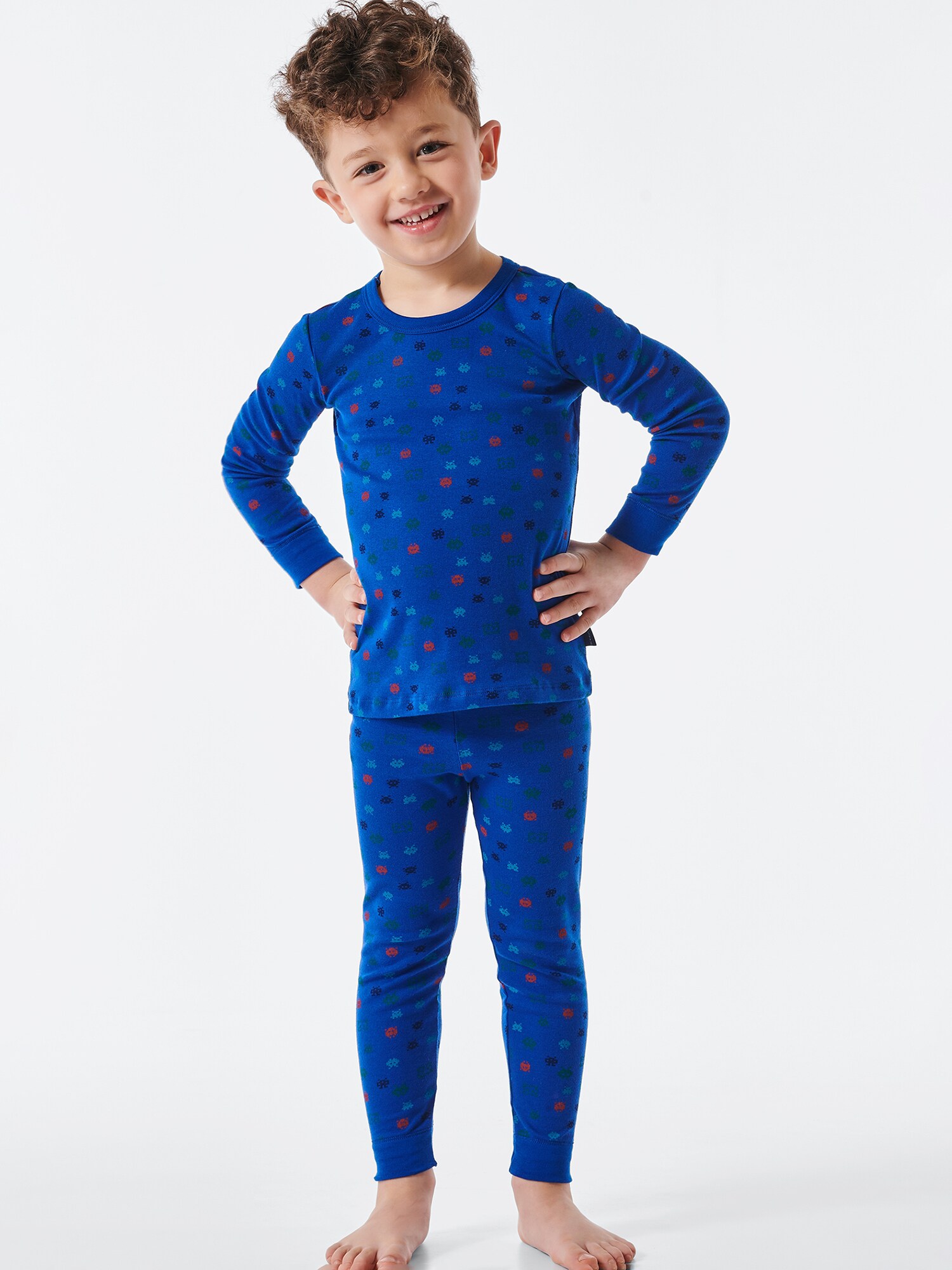 Schiesser Jungen Pyjama Wild Animals