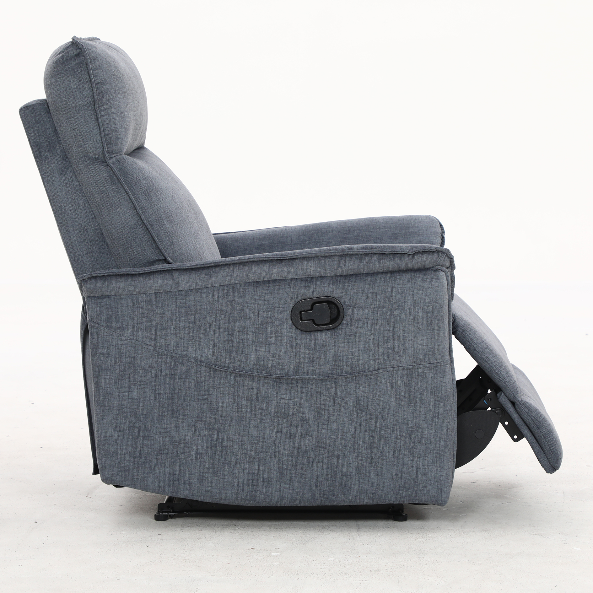 TV-Sessel - navy - Taschenfederkern - manuell verstellbar