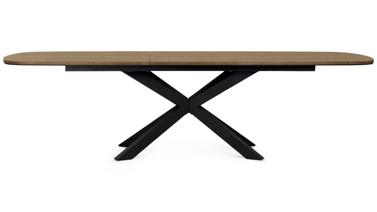 Uitschuiftafel Meranti -  Premium D100 x H76 cm