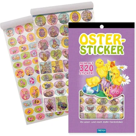 Trötsch Osterstickerblock