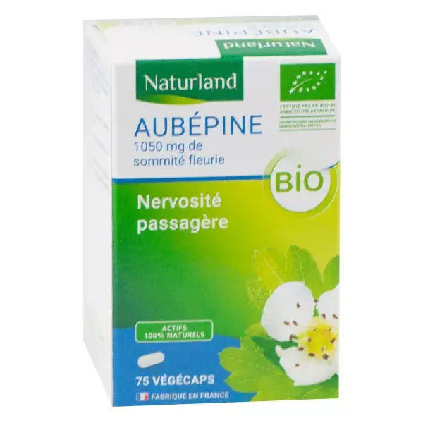 Naturland Espinheiro Orgânico 75 Cápsulas Vegetais