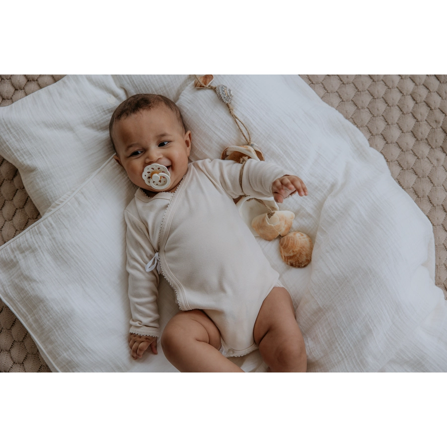 BIBS® Schnuller Boheme 0-6 Monate White & Sunshine, 2 Stk.