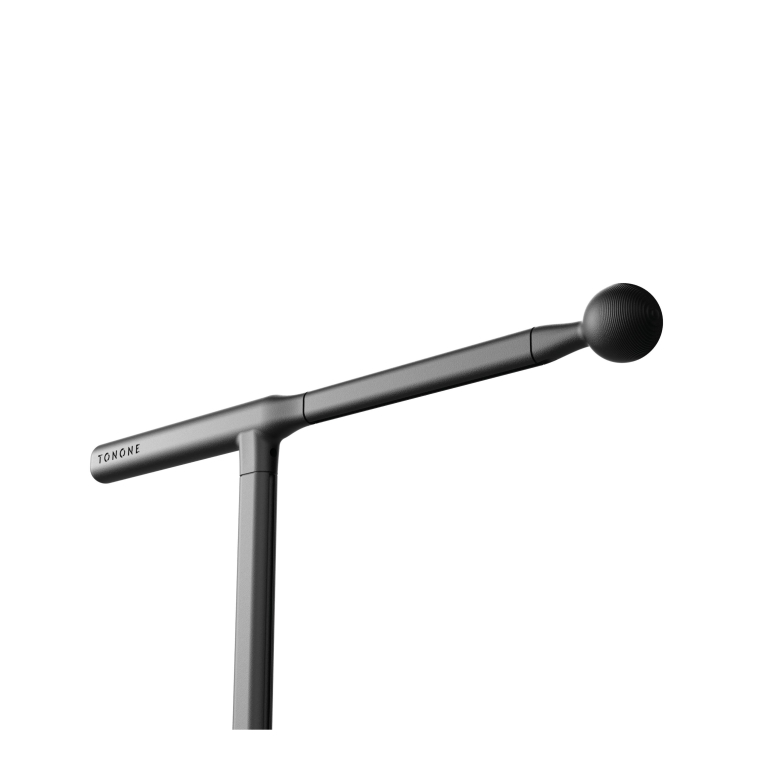 Tonone One Straight vloerlamp LED oplaadbaar Smokey Black