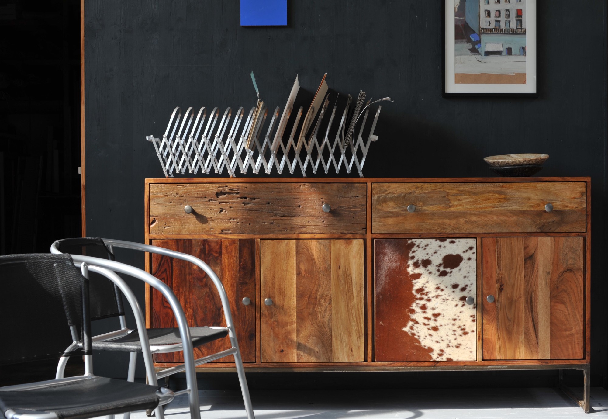 Sideboard 'Denwood', braun, B 172 cm, H 90 cm, T 40 cm von fischer's lagerhaus