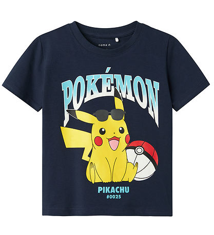 Name It T-Shirt - NmmMahe Pokémon - Navy Blazer