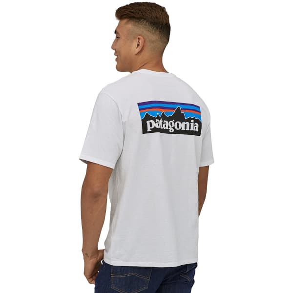 T-shirt PATAGONIA M'S P-6 LOGO RESPONSIBILI-TEE WHITE