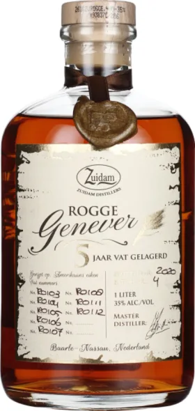 ZUIDAM ROGGE GENEVER 5 JAAR 1LTR