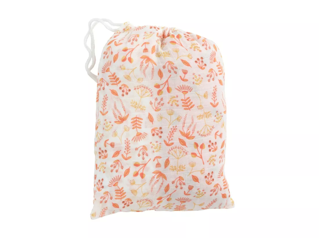 Lot de 2 draps housse bébé en coton bio blanc