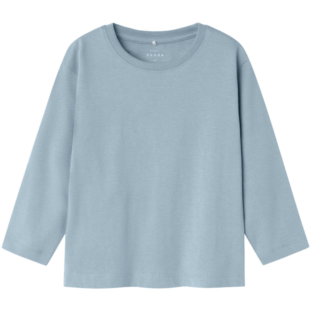 Køb Name It Dusty Blue Nmmvobbo Ls Nreg Top Noos
