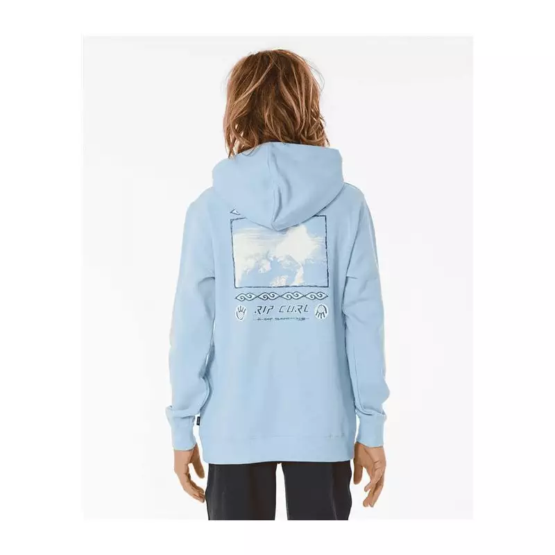 Sweat junior RIPCURL Pure Surf Art Hood-Boy Cool Blue