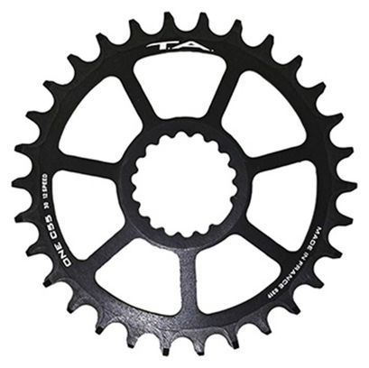 PLATEAU VTT DIRECT MOUNT POUR CANNONDALE Ai TA ONE C55 30DTS COMPATIBLE FSA TA 10-11-12V. NOIR (DEPORT 6mm)