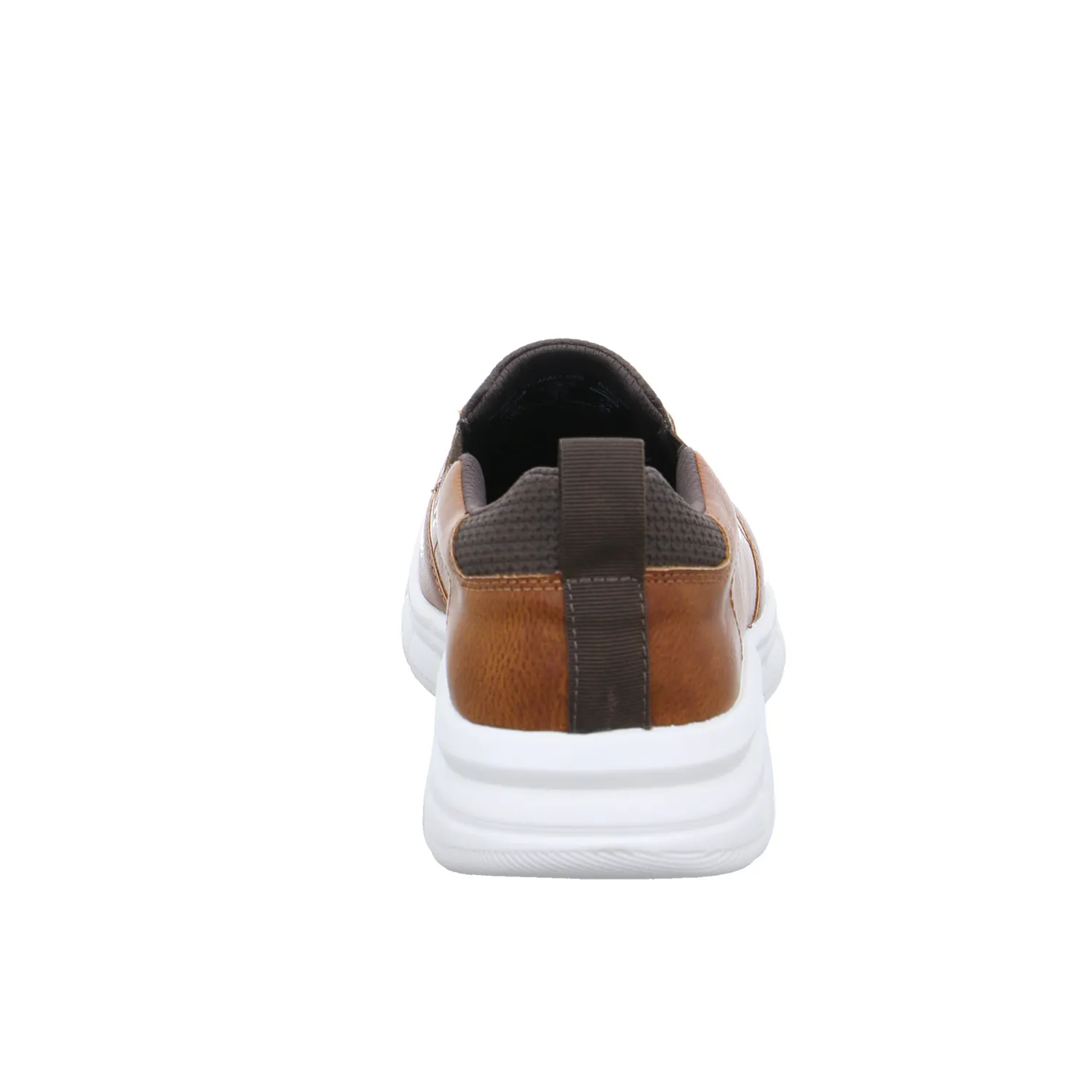 BUGATTI SHOES Halbschuh-Schlüpfer Cognac Lederimitat