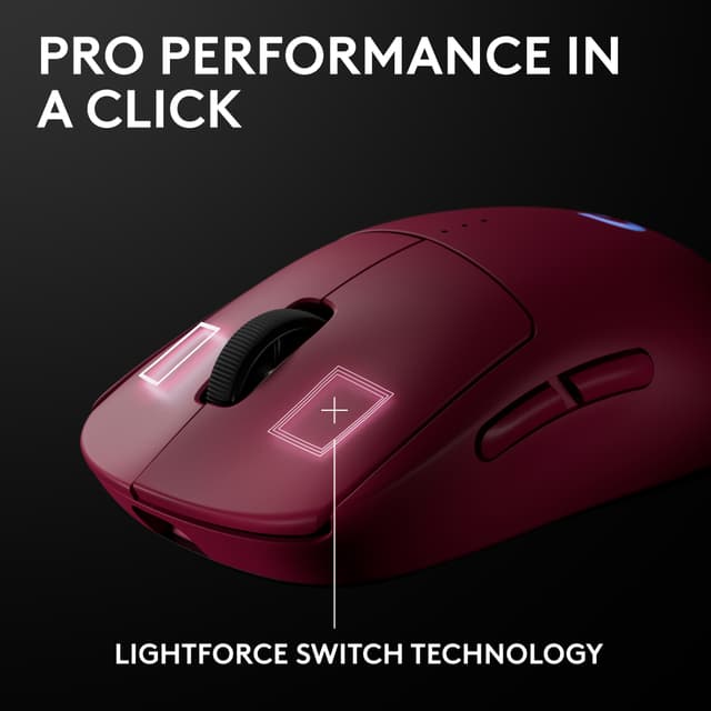 Logitech G PRO 2 LIGHTSPEED gaming-mus (pink)