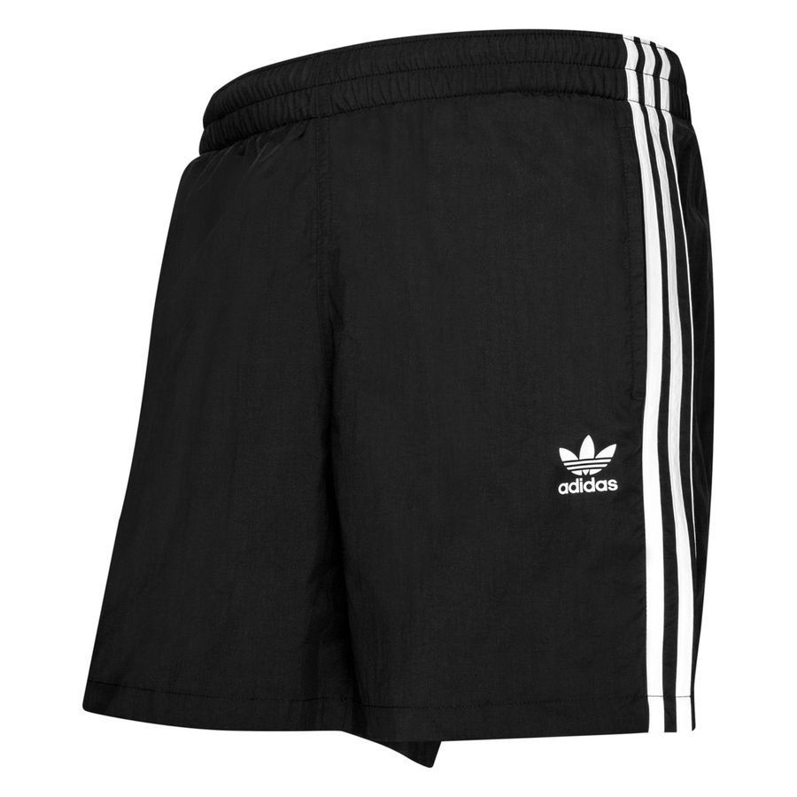 adidas Originals Short de Bain 3-Stripes Primegreen - Noir/Blanc