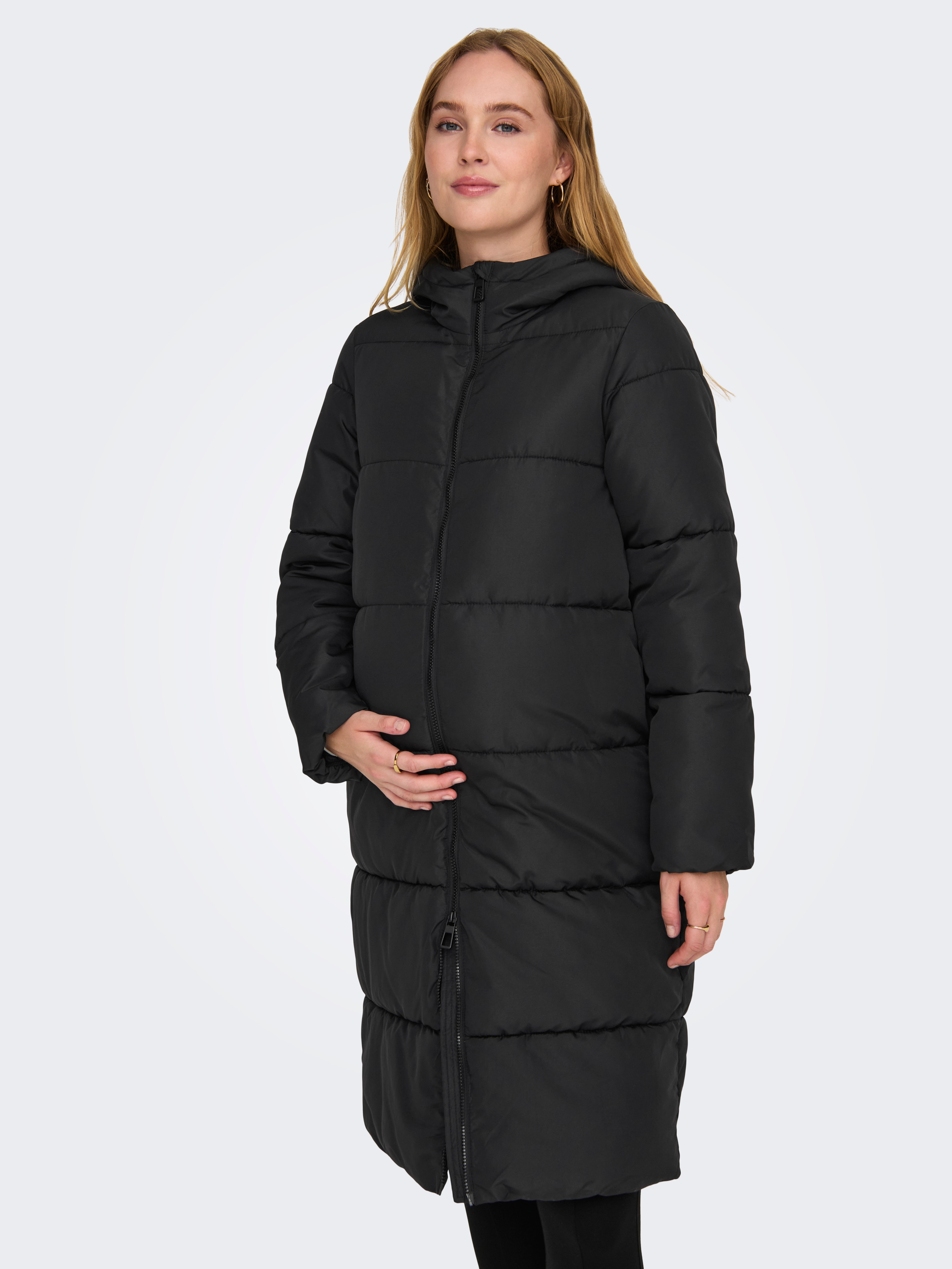 OLMABBIE Steppmantel Black