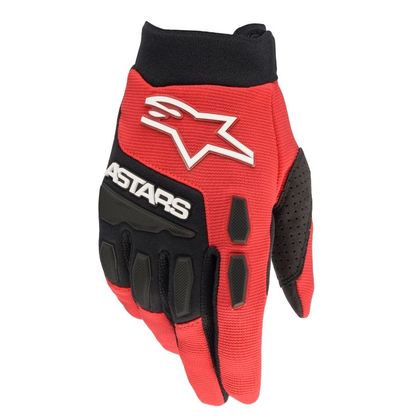 Gants cross Alpinestars FULL BORE - BRIGHT RED BLACK 2023 - Rouge / Noir