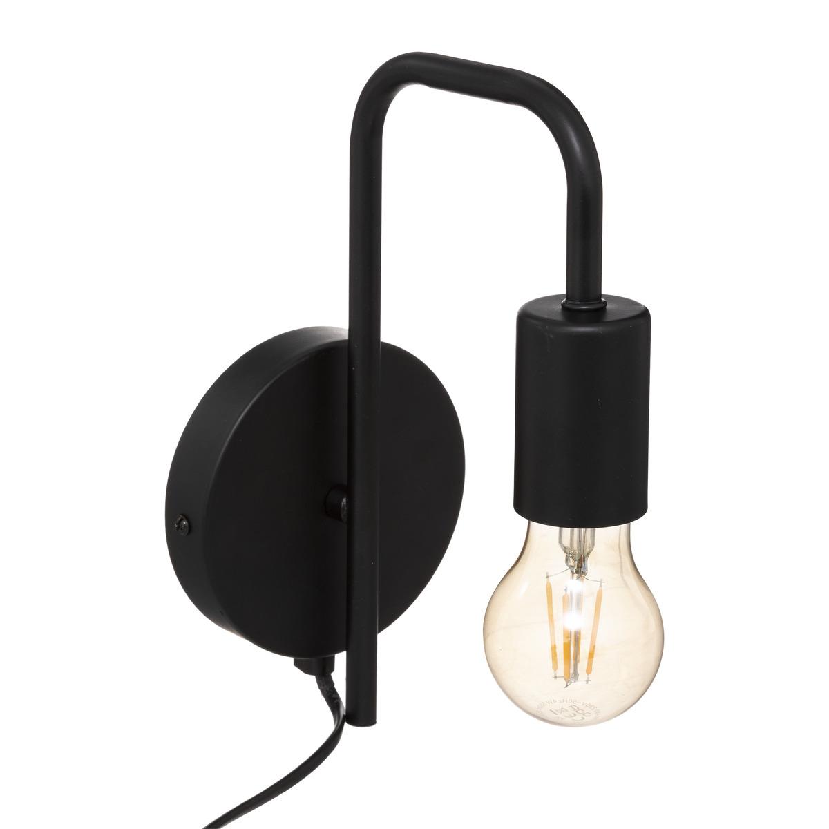 APPLIQUE METAL KELI NOIR D.12CM