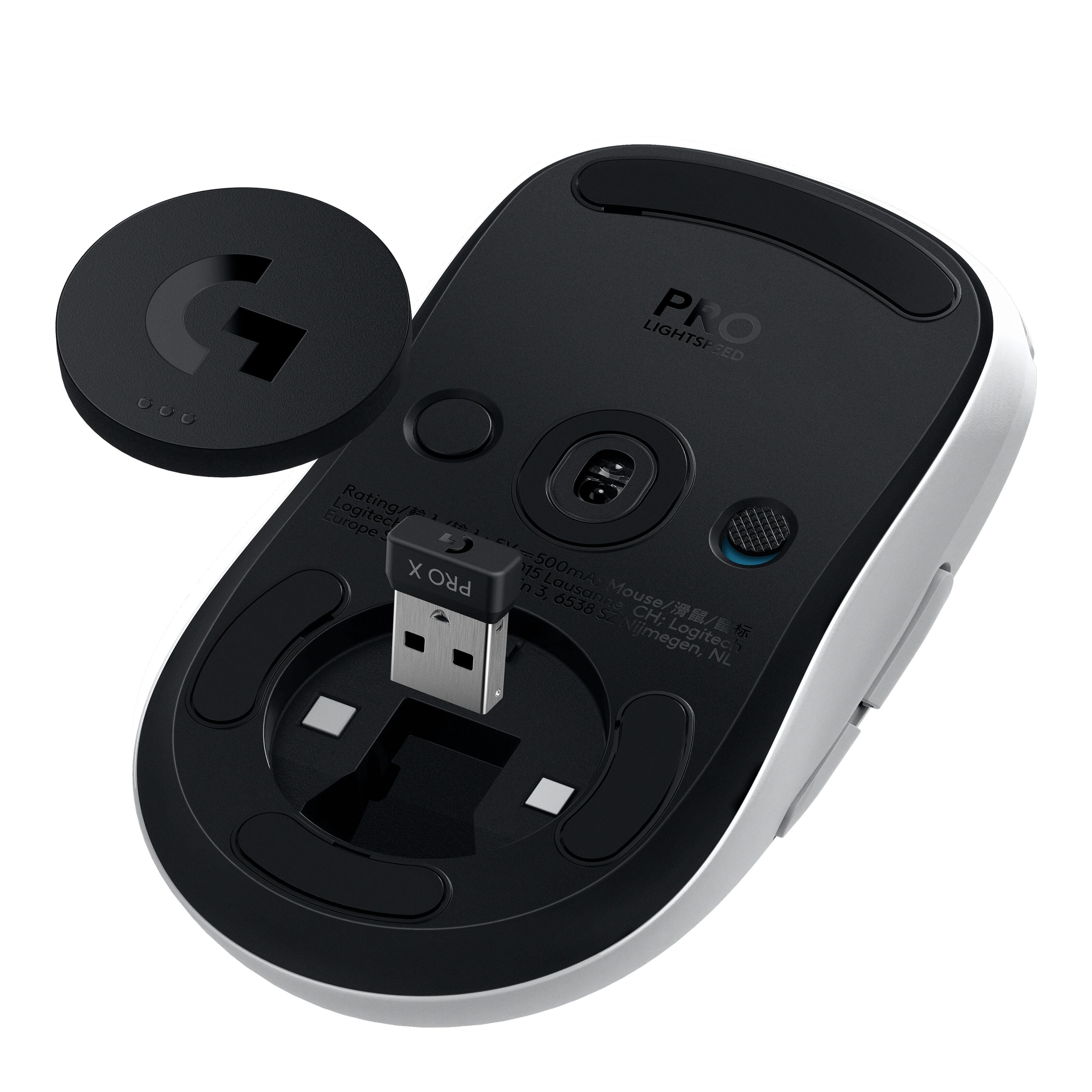Logitech G Pro 2 Trådløs gamingmus for proffer Hvit