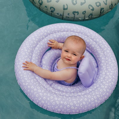 Swim Essentials Badering Baby, Lilla Leopard