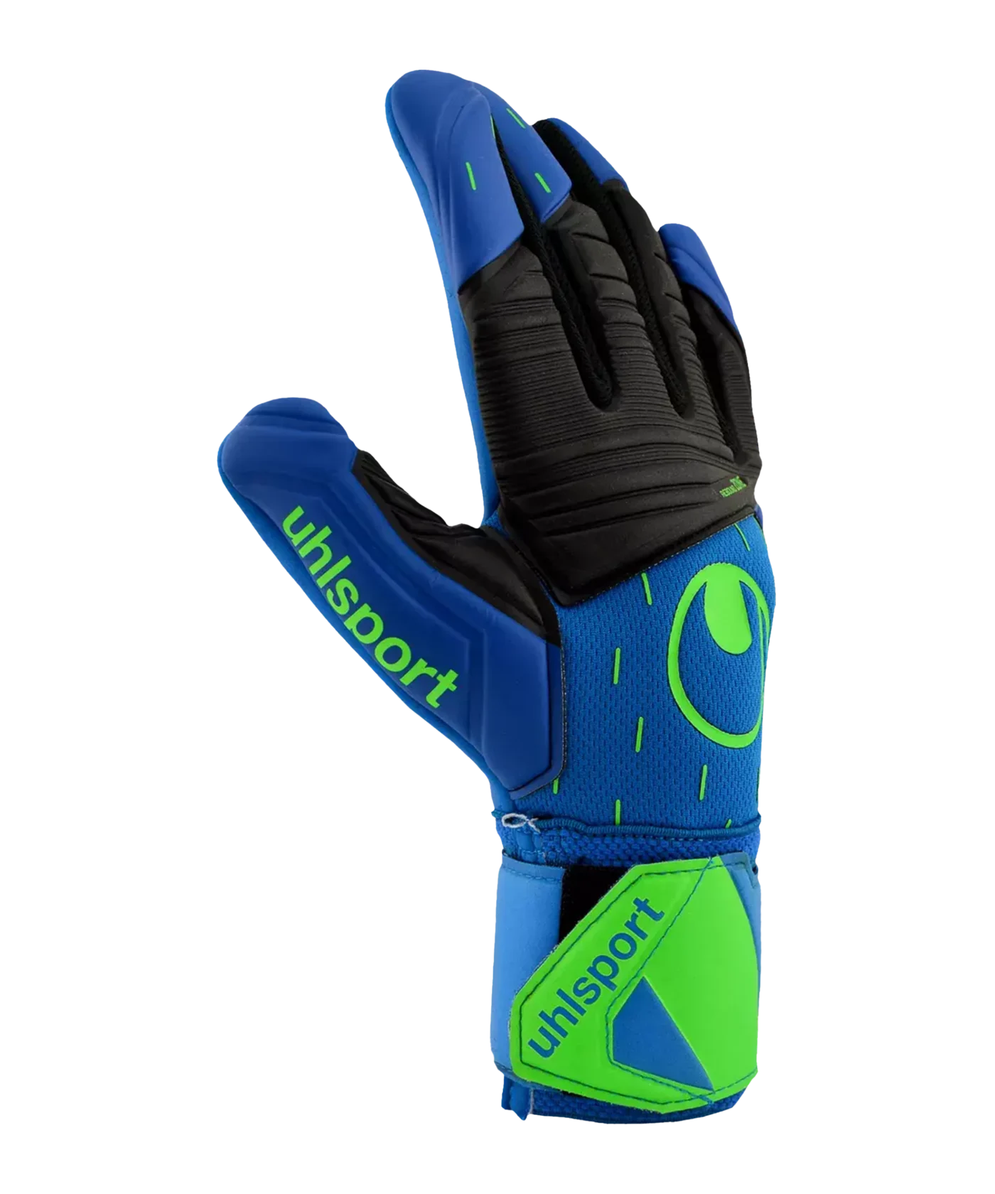 uhlsport Aquasoft HN Torwarthandschuhe Blau Schwarz F01
