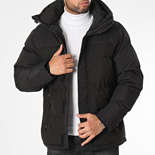 Doudoune Capuche Noir