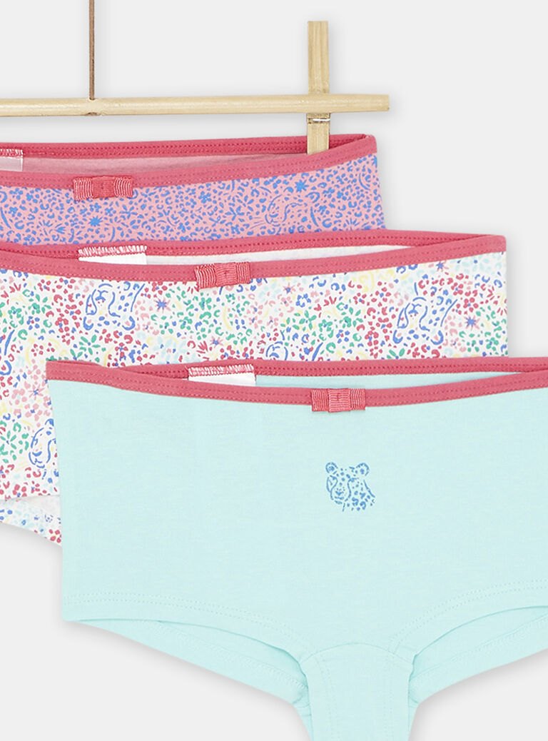 Lot de 3 shortys multicolores garçon