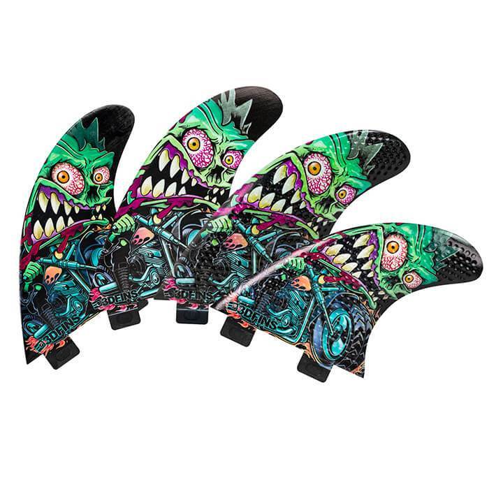 3DFINS Go Hard Rider - Quad FCS - Medium