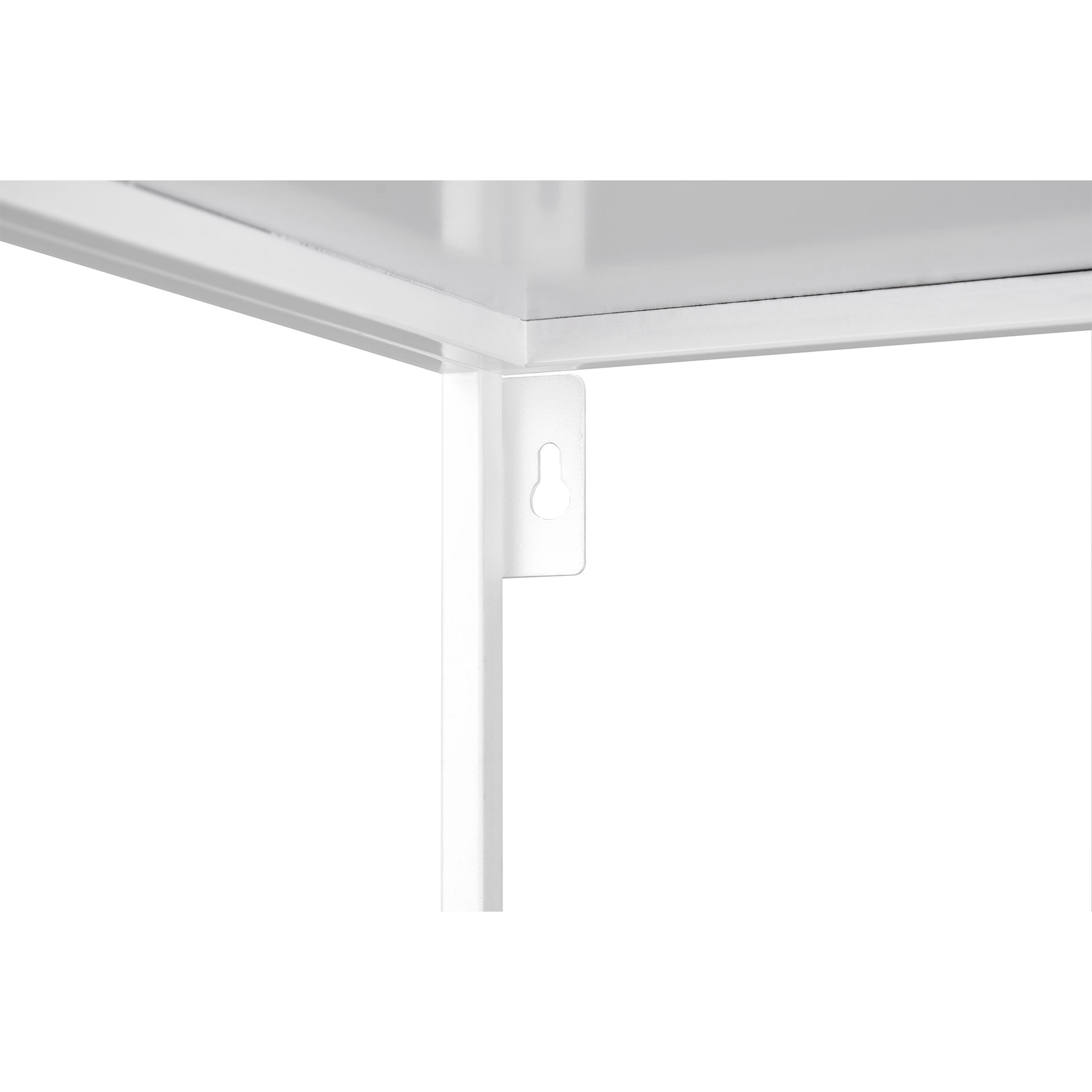 Konsolentisch - weiß - Metall - 80 cm
