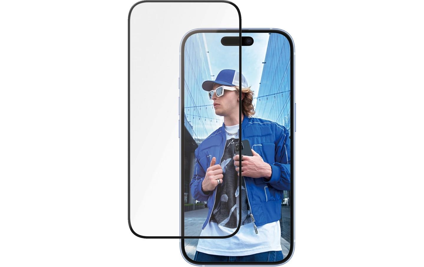Displayschutz Ultra Wide Fit Ceramic iPhone 15/16Ceramic-Display-Schutzfolie für das Apple iPhone 15/iPhone 16