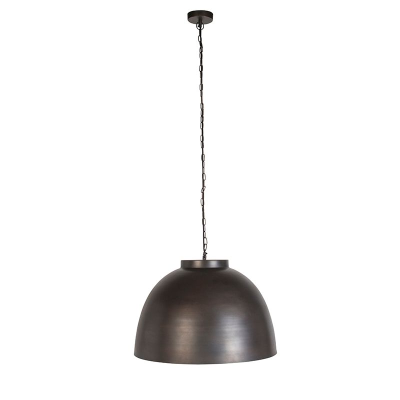 Industriële hanglamp antiek bruin 60 cm - Hoodi