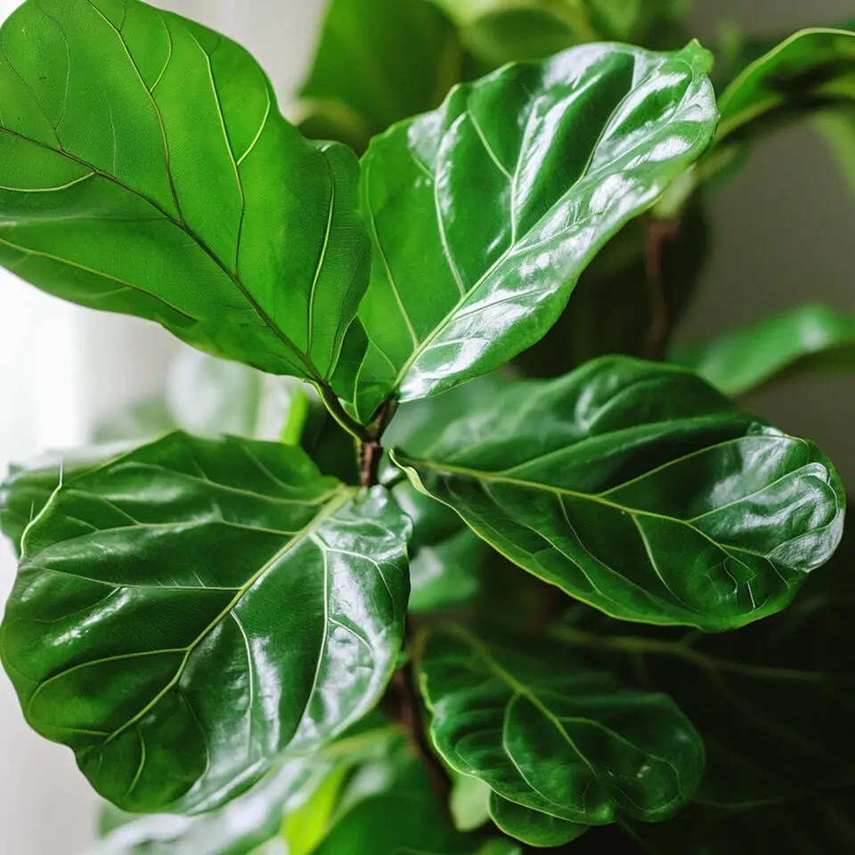Vioolbladplant - Ficus Lyrata - Hoogte 70-90cm - ⌀21cm
