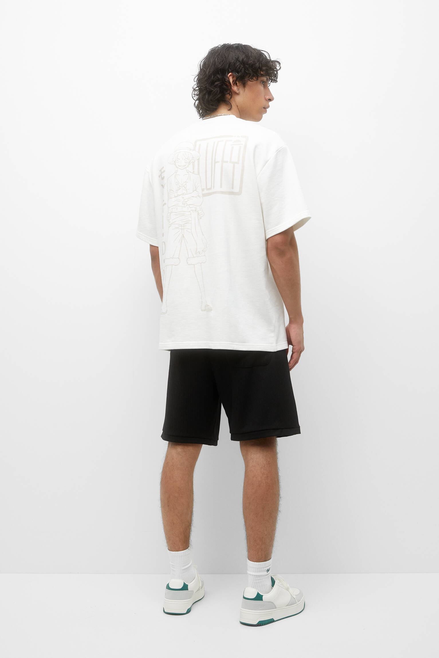CAMISETA DE LÃ BRANCA LUFFY - OFF WHITE