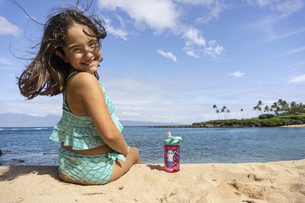 THRIVE FLIP STRAW Trinkflasche KIDS  mermaid  Kids 4dl