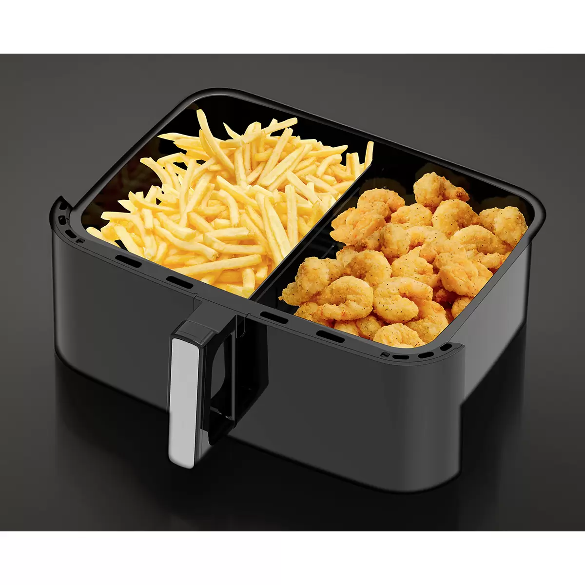 Heissluftfritteuse Trisa Crunchy Fry 10L Schwarz