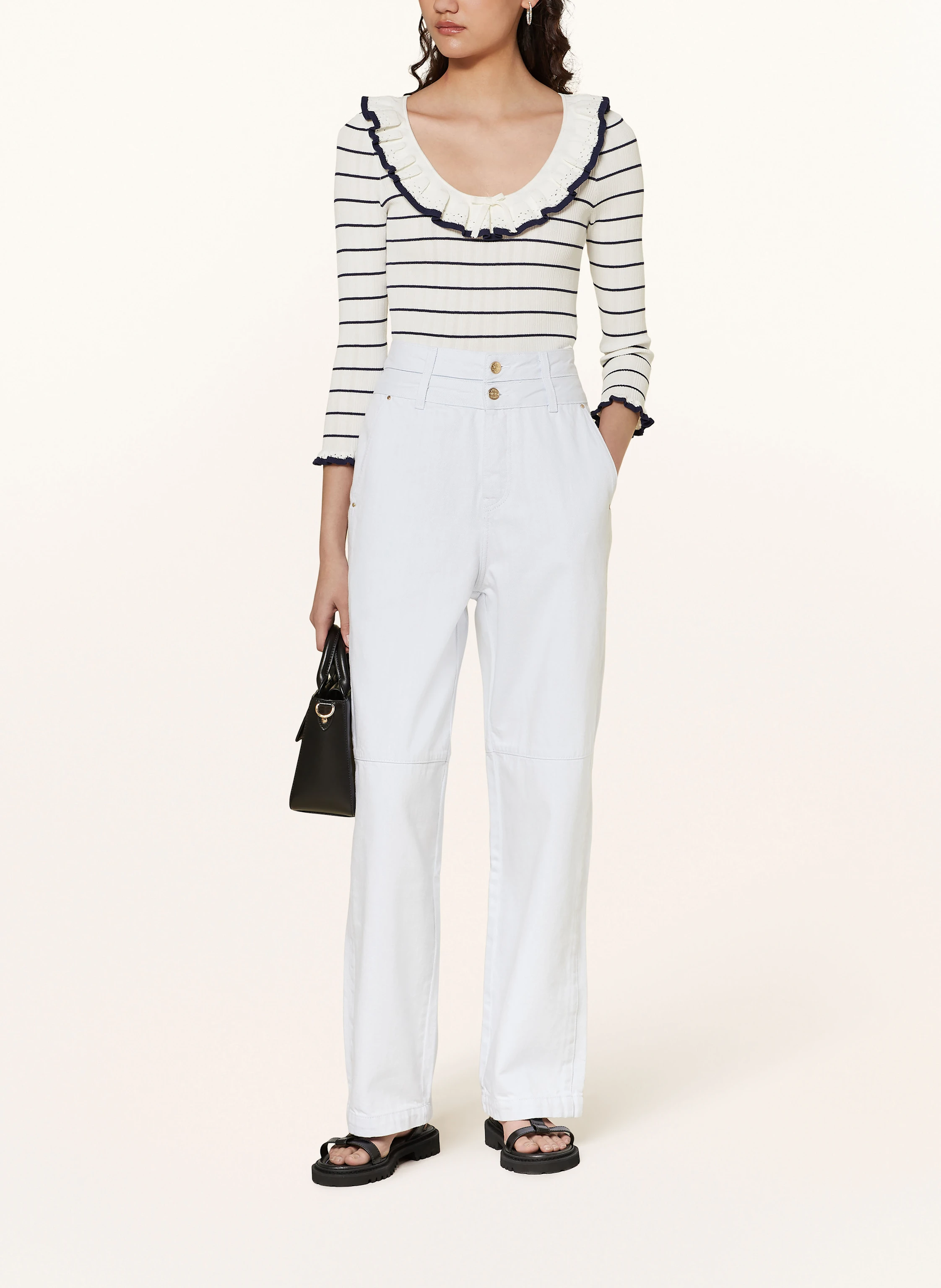 CLAUDIE PIERLOT Wide Leg Jeans