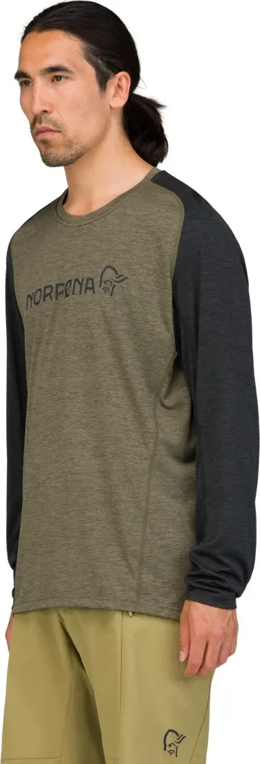 Norrøna Fjørå Equaliser Lightweight Long Sleeve M'S Olive Night