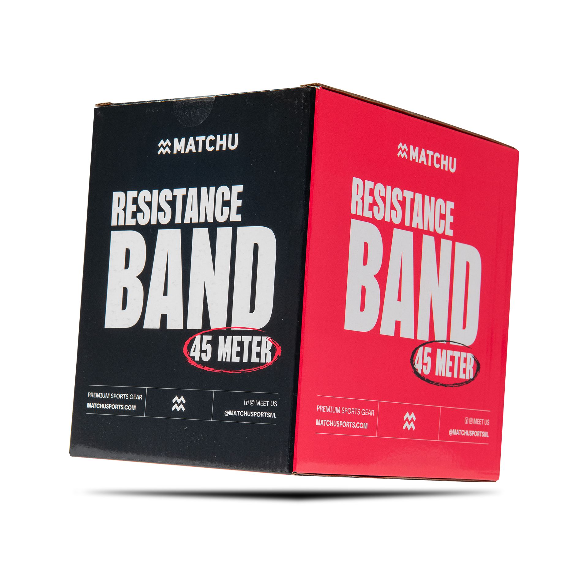 Matchu Sports - Fitnessband Rolle - Extra Leicht 45 Meter